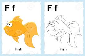 We work hard to make. Alphabet Coloring Book Page With Outline Clip Art To Color Letter F Fish Vector Animals Royalty Free Cliparts Vectors And Stock Illustration Image 115054303