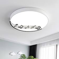 Dona nobis pacem grant us peace is a phrase in the agnus dei section of the roman catholic mass.dona nobis pacem (grant us peace)dona nobis pacem; Circular Metallic Flush Ceiling Light Modern Led White Black Flushmount Lamp With Music Notation Pattern Beautifulhalo Com