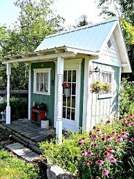 Besides housing gardening tools and supplies, these backyard buildings can create a charming focal point for your backyard and create an outdoor oasis you'll want to retreat to all summer with these gorgeous garden shed ideas. What S Old Is New The Garden Shed Cottage Charm Cottage Garden Sheds Cottage Garden Building A Shed