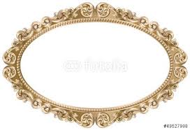 Cadre Baroque Ovale Dore Fichier Vectoriel Libre De Droits Sur La Banque D Images Fotolia Com Image 49527998 Oval Frame Mirror Frames Frame