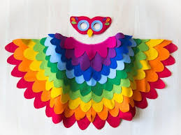 Bird Costume For Kids Rainbow Bird Costume Kids Costume Bird Dress Up Costume Funny Kid Costumes Bird Costume Kids Bird Costume