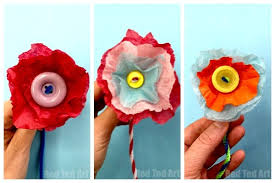Maybe you would like to learn more about one of these? Tissue Paper Flower Bouquet Red Ted Art Make Crafting With Kids Easy Fun