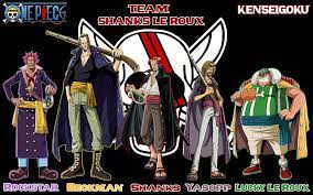 Check out this fantastic collection of shanks one piece wallpapers, with 52 shanks one piece background images for your desktop, phone or tablet. One Piece Team Shanks By Kenseigoku On Deviantart Shanks Crew One Piece One Piece Manga
