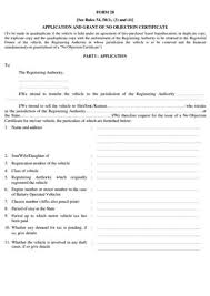 A no objection certificate (noc) signifies that your loan cycle is complete. Pdf Rto Form 28 29 30 Download Pdf