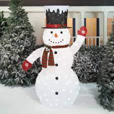 Maybe you would like to learn more about one of these? 72 Light Up Fluffy Snowman Sculpture Walmart Com Walmart Com