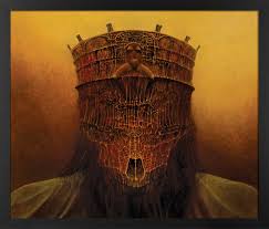 Many of zdzislaw beksinski prints, starting from the 1960s, impart surrealism. Zdzislaw Beksinski Painting Ab82 Beksstore Com