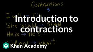 Introduction To Contractions Video Khan Academy