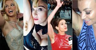 In 1999, roberts came to the london premiere of notting hill, raised her arm to the crowd, showed her underarm hair and promptly created one of the seminal 1990s feminist statements, which says a lot about the 90s. Celebrities Hairy Armpits From Julia Roberts To Madonna All Those Embarrassing Wardrobe Malfunctions Mirror Online