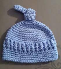 Newborn Baby Boy Beanie Adapted From A Pattern On Repeat Crafter Me Crochet Newborn Knot Hat Pattern This Hat Is F Tricot Et Crochet Chapeau Crochet Crochet