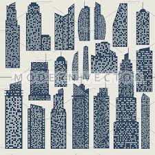 Set Detailed Skyscraper For Design Skyscraper Design Window Design