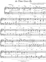 The song as time goes by was recorded by rudy vallee for victor in the summer of 1931 and was later used as hupfeld's sole contribution to the when the show closed after 127 performances, the song was virtually forgotten and hupfeld moved on to his next musical. Herman Hupfeld As Time Goes By Sheet Music In D Major Transposable Download Print Sku Mn0024825