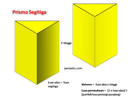 Prisma Segitiga Rumus Volume Luas Permukaan Contoh Soal Jawaban