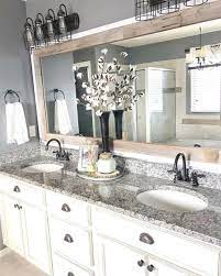 We've compiled great 30+ bathroom remodel update ideas on a budget for you. 20 Cheap And Easy Diy Bathroom Vanity Makeover Ideas Trenduhome Update Bathroom Mirror Bathrooms Remodel Builder Grade Bathroom