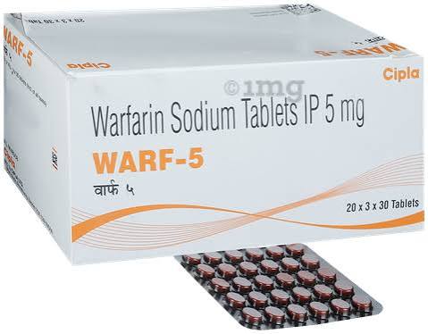 Buy Warf 5 Tablet Online: View Uses, Side Effects, Price, Substitutes | 1mg