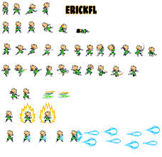 Super saiyan god gif | tumblr. Sprite Sheet Gohan Ssj Saga Majin Buu By Erickfl On Deviantart