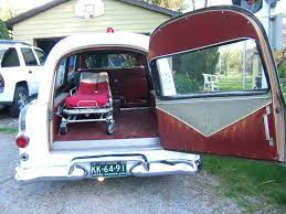 Inside Of The 1955 Pontiac Ambulance Rear View Pontiac Ambulance Hearse
