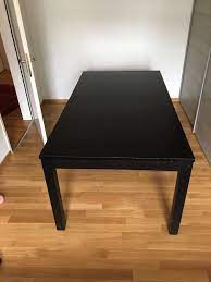 Stuhl auf dem foto zum größenvergleich. Ikea Esstisch Schwarz Ausziehbar Kaufen Auf Ricardo