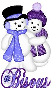 Résultat de recherche d'images pour "GIF bisous neige"