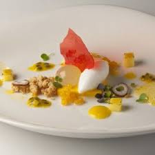 Passion Fruit Cremeux Coconut Sorbet Lime Sphere Almond Crumble Antonio Bachour Dessert Presentation Fun Desserts Food