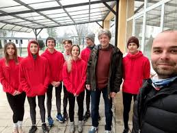 Annamária horváthová (first on the left) has become the indoor silver medalist in slovakia in the older female pupils category. Vicemajsterka Athletic Legion Club Moldava Nad Bodvou