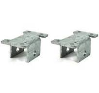 Sturdy Built (Qty 2)- Boat Trailer Front Leaf Spring Hanger Bracket 4 Hole  Galvanized Bolt On