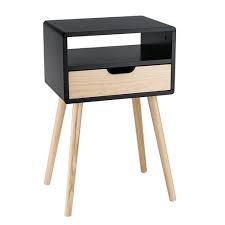 Chevet 1 Case 1 Tiroir Factory La Foir Fouille Chevet Design Chevet Tiroir