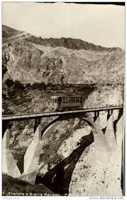 Tranvia A Sierra Nevada Granada Sobre El Puente Del Blanquillo Sierra Nevada Tranvias Puentes