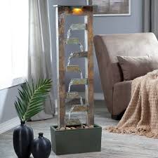 17 Brilliant Indoor Water Features That Everyone Will Love Water Fountain Design Diy Fountain Indoor Water Fountains