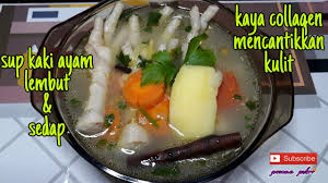 Penggemar kaki ayam patut cuba resepi sup kaki ayam ala thai yang kami kongsikan di bawah ini. Supkakiayam Supcakarayam Resepi Sup Kaki Ayam Lembut Sedap Youtube