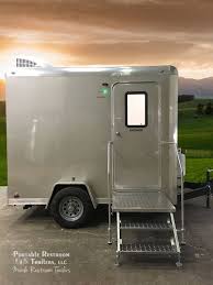 Single Mobile Shower Portable Restroom Combo Comfort Series Portable Restrooms Portable Bathroom Restroom