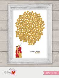 Got a big fat indian wedding coming up? Indian Wedding Guest Book Alternative Balloons Wedding Guest Book Alternatives Wedding Guest Book Asian Inspired Wedding