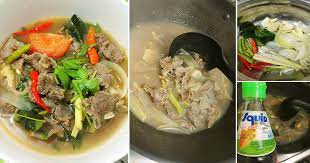 Klu garam kasar kurangkan, 1 cawan air. Cara Buat Sup Daging Original Thai Nampak Jernih Tapi Sedapnya Terangkat Vanilla Kismis
