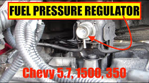 Fuel Pressure Regulator 97 Chevy Silverado 1500 5 7 350 R R Youtube