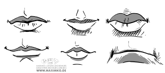 Im letzten schritt radiert man die überflüssigen linien weg und zieht. Mund Und Lippen Zeichnen Lernen Gesichter Grundlagen 4