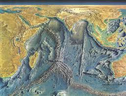 Indian Ocean Floor 1967 National Geographic Society Map Art Map Art Print National Geographic Maps