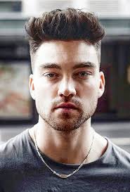 Image result for square face short haircuts men