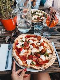 pizza postcard from kopenhagen aesthetic food food aesthetic yummy food