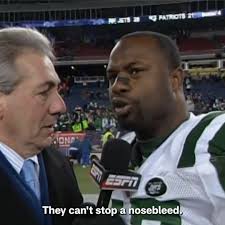 Always thinking about this iconic Bart Scott moment when these AFC East  rivals get together. CAN'T WAIT for Sunday. 🍿 📺: #NEvsNYJ -- 1pm ET