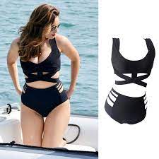 Plus Size High Waist Push Up Swimwear Bathing Suit Plus Size Swimsuits Swimwear Women S Plus Size Swimwear