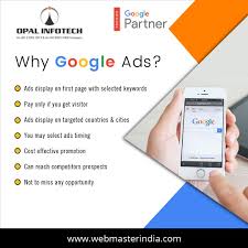 Opal Infotech Provides Google Ads Marketing Services To Display Business Ads On Google And Different Adverti Google Advertising Google Ads Advertising Networks