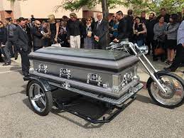 Pin By Chopphearse Side Car On Biker Funerals Motorcycle Hearse Service Chopphearse The Last Run Gas Grill Hearse Outdoor