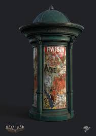 days of war advertisement kiosk mark ranson on artstation at https www artstation com artwork k34 photography talk environmental art japanese graphic design pinterest