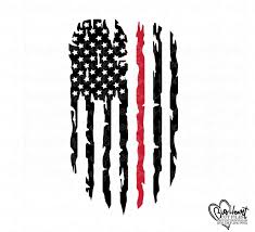 Distressed Firefighter Flag Svgfire Department Etsy Free Flag Printables Fire Fighter Tattoos Thin Red Line Flag