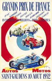 Grands Prix De France Illegible 1952 15 X 23 5 38 X 60 Cm Lithograph Backed On Linen Id Frl08897 650 Vintage Racing Poster Motorcycle Art Print Racing Posters