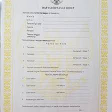 Daftar riwayat hidup adalah hal yang paling penting dari sebuah surat lamaran kerja agar perusahaan mengetahui bagaimana tentang riwayat hidup yang sudah anda jalani. Jual Produk Daftar Riwayat Hidup Termurah Dan Terlengkap Februari 2021 Bukalapak