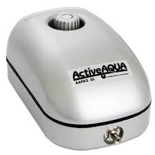 Active Aqua 2 Watt 3 2 Lpm 50 Gph 120 Volt Single Outlet Aquaponics Air Pump Walmart Com