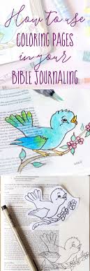Printable coloring and activity pages are one way to keep the kids happy (or at least occupie. How To Use Coloring Pages For Bible Journaling