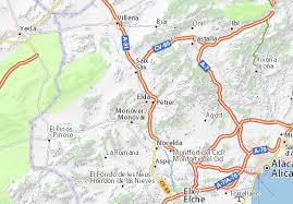 2078x1717 / 1,8 mb go to map. Mapa Michelin Elda Plano Elda Viamichelin