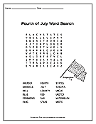 These logic puzzles are a great way to pass the time while you wait for fireworks to start! Printable Fourth Of July Word Search Puzzles Fourth Of July Printables From Kate Net