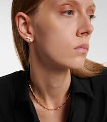 Collier Zea Linked en or 18 ct et diamants en métallisé